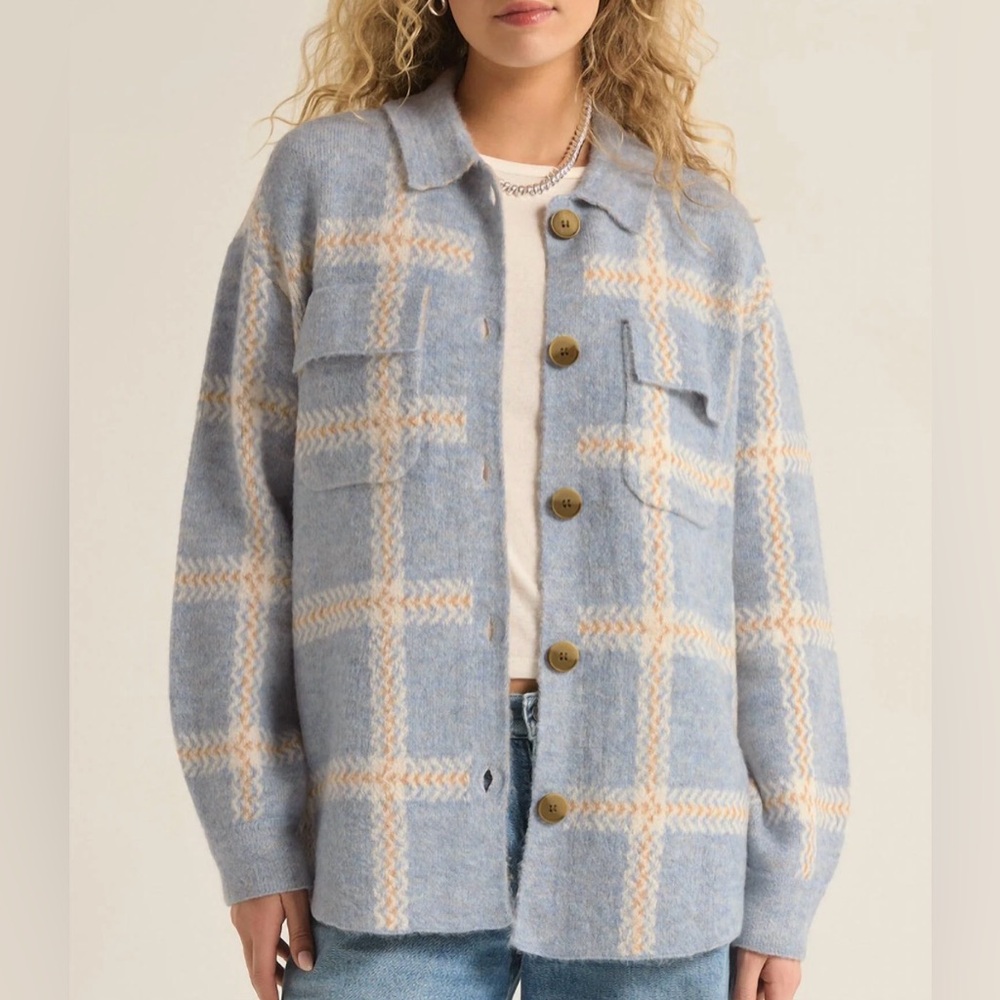 Z Supply - Tyler Plaid Sweater Jacket